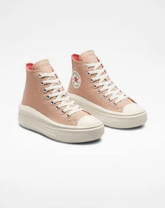 Converse Women's Chuck Taylor All Star Move Hi Shoe A05130C Plaid Size 6.5M - Picture 1 of 3