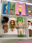 Vintage Mattel Kiddles Collectors Case With Dolls