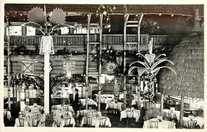 Cafetería Clifton's Aloha Pacific Seas Dining Rm View Los Ángeles 12 años 40 RPPC - Imagen 1 de 2