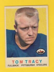 1959 Topps #176 Tom Tracy Pittsburgh Steelers EX+ Excellent+ RC Rookie Lot #1425