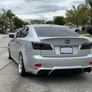 Pair VLAND LED Tail Lights For 2006-2013 Lexus IS250 IS350 ISF SMOKE Brake Light - Picture 1 of 14