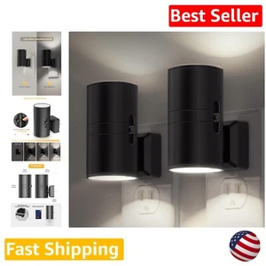 Dimmable Night Lights with Dusk to Dawn Sensor for Home Hallway Bathroom 2 Pack - Picture 1 of 10