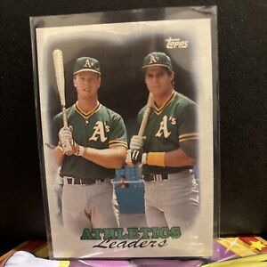 1988 Topps - Team Leaders #759 Mark McGwire, Jose Canseco