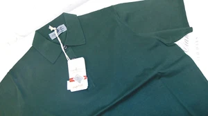 DELLA CIANA POLO COTONE NIDO D'APE TG M-48 PRIMAV-ESTATE 155,00 CARTELL. VERDE - Afbeelding 1 van 5