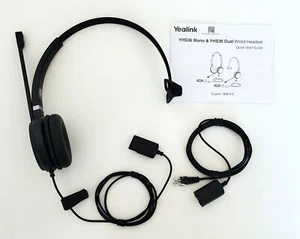 Auriculares de oreja única Yealink YEA-YHS36-MONO QD a RJ9 T19 T20 T30 T40 T50 serie - Imagen 1 de 10