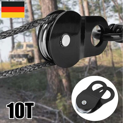Seilwinde Umlenkrolle Seilzug Stahl bis 10T Forstseilwinde Seilrolle Heberolle - Bild 1 von 4