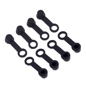 8Pcs 8mm Rubber Brake Caliper Bleed Nipple Screw Dust Cover Motorcycle Car Parts - Picture 1 of 11