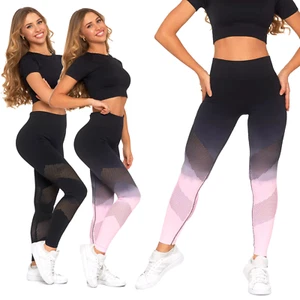 Damen Leggings Funktionelle Leggings Hoch-Bund Jogginghose Moraj RDL 3000-004 - Bild 1 von 26