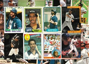 HAROLD BAINES lot 100+ different base cards CHICAGO WHITE SOX OAKLAND A'S + more - Picture 1 of 2