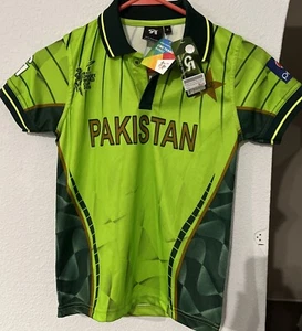 Pakistan 2015 Cricket World cup sublimated supporter jersey unique color-Boys S - Picture 1 of 2
