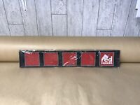Red Square Vodka Rubber Bar Runners New Ideal Gift Or For Home Bar, Man Cave Use