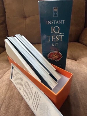 Instant IQ TEST KIT - Adult Edition - Two Complete Quizzes , exc. cond. - Image 1 of 4