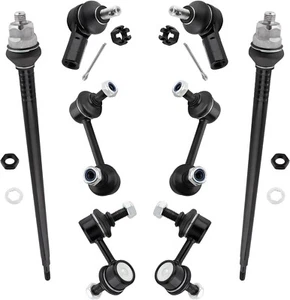 Front Inner Outer Tierods Ball Joints Sway Bars for 2003-2010 2011 Honda Element - Picture 1 of 7