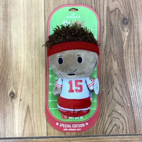 Hallmark Patrick Mahomes II Kansas City Chiefs Itty Bitty Collectable Plushie Cover