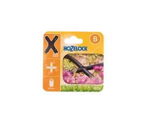 Hozelock 7032 Cross Connector 13mm Tube 2 pack - Picture 1 of 1