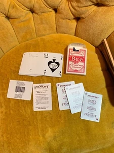 Sam Boyds Freemont Hotel Cascino Club Special Bèè Playing Cards Poker 500 Rumy - Picture 1 of 12