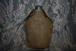 *Vintage Military Army Metal Canteen AND COVER Used - Picture 1 of 5