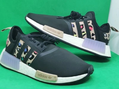 Adidas NMD R1 Marimekko Zapato para Correr Negro Leopardo Entrenador Tenis para Mujer 8 Foto 1 de 4