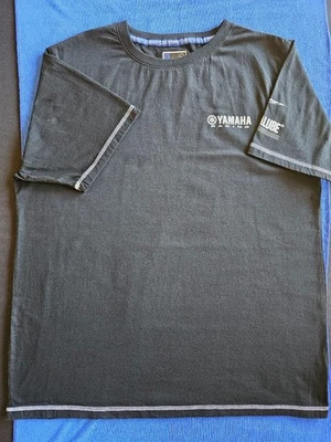 Yamaha Paddock Blue Essentials Tees- Men's XL, Black - Image 1 of 4