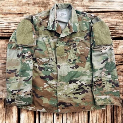 US Army Jacket Size X-Small Short Camouflage Hunting Coat Zip Arm Pockets - Image 1 of 4