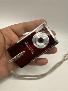Canon IXUS i5 / Powershot SD20 5.0MP Digital Camera Red Tested Kit - Picture 1 of 16