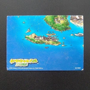 Pokemon Battle Card e+ Collezione Smeraldo Mappa Card Promo Giapponese Rara F/S - Foto 1 di 18