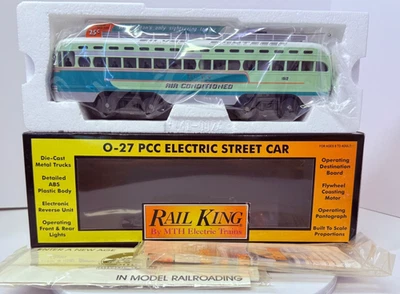 MTH Rail King O-27 Washington DC Transit Powered PCC Street Car 30-2510-0 NEW - Image 1 of 4