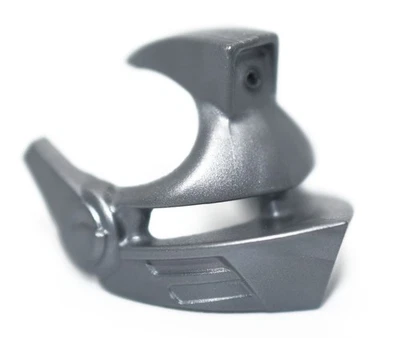 LEGO Minifigura Caballero Visera Plana Plateada Protector Facial Castillo Nexo Lance Richmond Foto 1 de 4