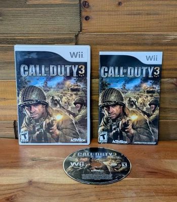 Call of Duty 3 (2006) - Nintendo Wii -  Complete With Manual - Tested Working - Image 1 of 2