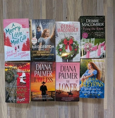 Lot of 8! Brand New Romance Paperbacks - Holiday/Bridgerton /Diana Palmer +More - Image 1 of 2
