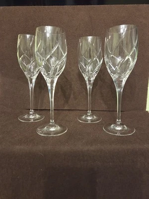 Set Of 4 - Mikasa Olympus  Wine Glasses Gorgeous 8.25" tall - Image 1 of 4