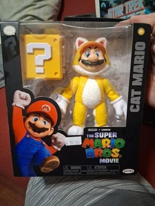 "Figura de acción Jakks The Super Mario Brothers Bros Movie Cat Mario 6"" nueva" - Imagen 1 de 3