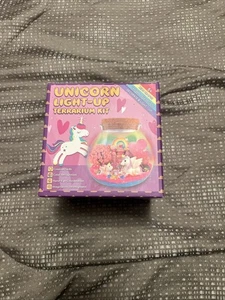 Einhorn Terrarium Set Mädchen 4-12 beleuchtet Basteln Spielzeug - Bild 1 von 2