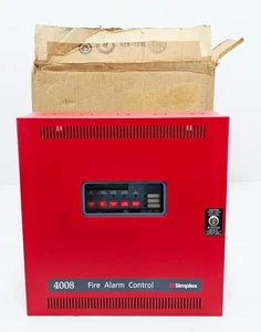 SIMPLEX 4008 / 4008-9101 PANNELLO DI CONTROLLO ALLARME ANTINCENDIO INDIRIZZABILE N.: 0743487 - Foto 1 di 16