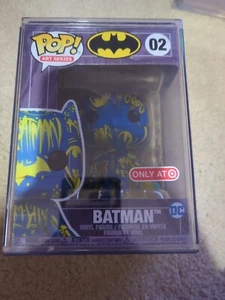 Funko Pop! Batman Art Series #02 Blue Yellow Target Exclusive Sealed Hard Stack - Picture 1 of 4