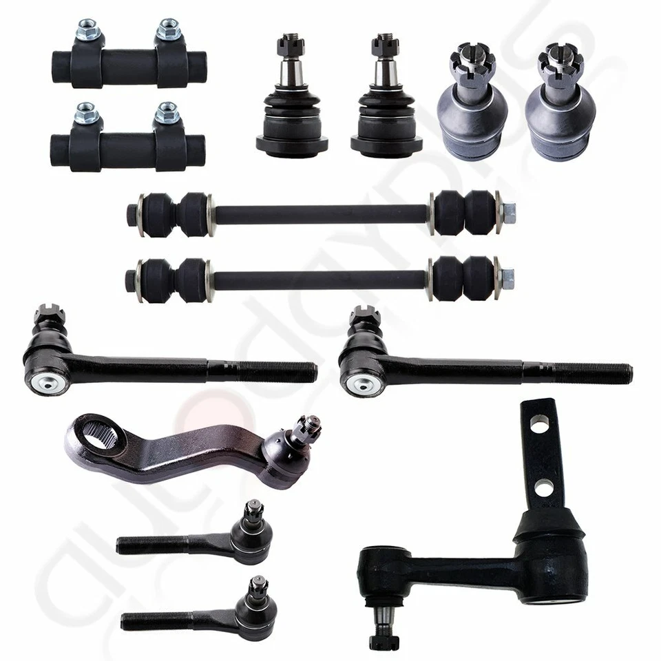 14x Para Dodge Ram 3500/2500 1994-1999 2x2 Suspensión Tie Rod Brazo Ralentí Kit Foto 1 de 4