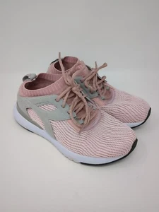 Diadora Womens Knit Lace-Up Sneaker Pink Pale Lilac Size 6.5 Memory Foam Comfort - Picture 1 of 19