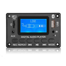 Bluetooth 5.0 MP3 WMA Decodificador Placa LCD Inalámbrico Coche Audio USB TF FM Reproductor AUXILIAR