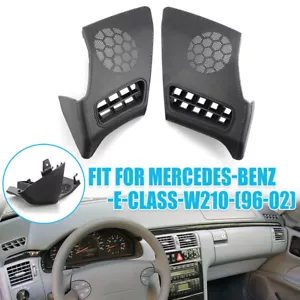 2 PIEZAS cubiertas de rejilla para altavoces de ventilación de tablero aptas para Mercedes Benz W210 E320 E430 96-02 - Imagen 1 de 9
