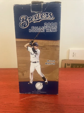 2008 Milwaukee Brewers Ryan Braun Bobblehead In Box Cover