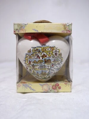 Ceramic Heart Shape Hanging Refillable Pomander Wardrobe Freshener - Image 1 of 4