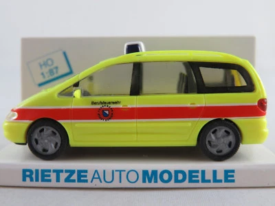 Rietze 50753 VW Sharan I (1995) "Berufsfeuerwehr Stadt Zürich (CH)" 1:87/H0 OVP - Bild 1 von 4