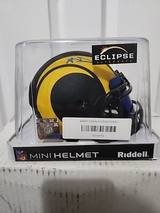 Aaron Donald Los Angeles Rams Signed Eclipse Alternate Speed Mini W Custom Visor - Picture 1 of 6