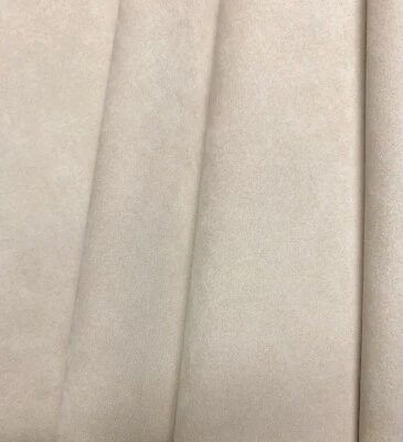 ULTRASUEDE® NATURAL ZMB5 SOFT MICROFIBER UPHOLSTERY AUTO RV FABRIC BY YARD 62"W - Image 1 of 4
