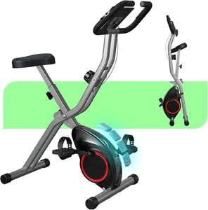Lightweight 33LB Foldable Exercise Bike for Small Apartments, Stationary Bikes f - Picture 1 of 12