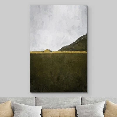 Forest Series Wall Art Canvas Print - Dark Country Farmhouse Farmland Field - Image 1 of 4