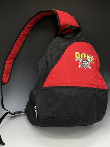 Pittsburgh Pirates Backpack Bag Padded Sling Design Shoulder Strap Canvas Cover