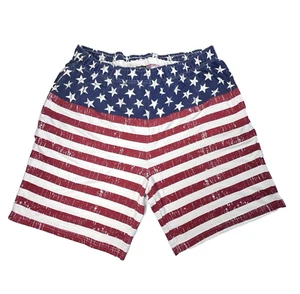 OT Revolution Shorts Mens 2XL American Flag Patriotic Stretchy USA 4th of July - Picture 1 of 7
