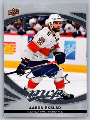 2023-24 Upper Deck MVP #202 Aaron Ekblad Silver Script Florida Panthers - Image 1 of 2