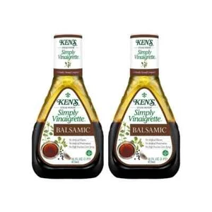 Ken's Steak House Simply Vinaigrette, Balsamic, Salad Dressing 16 Ounce (Pack of - Picture 1 of 1